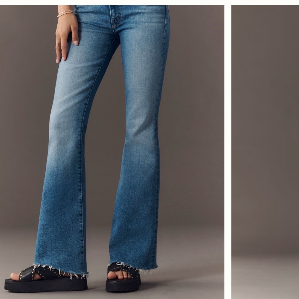 MOTHER Classic Blue Boot Cut Jeans - Picture 3 of 10